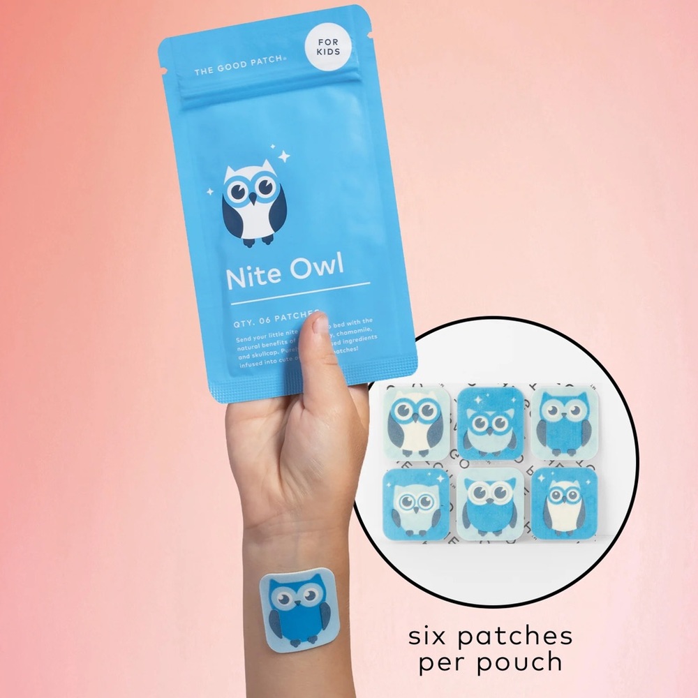 2 packs Nite Owl sleep patches for kids by The Good Patch. 12 patches in total!!